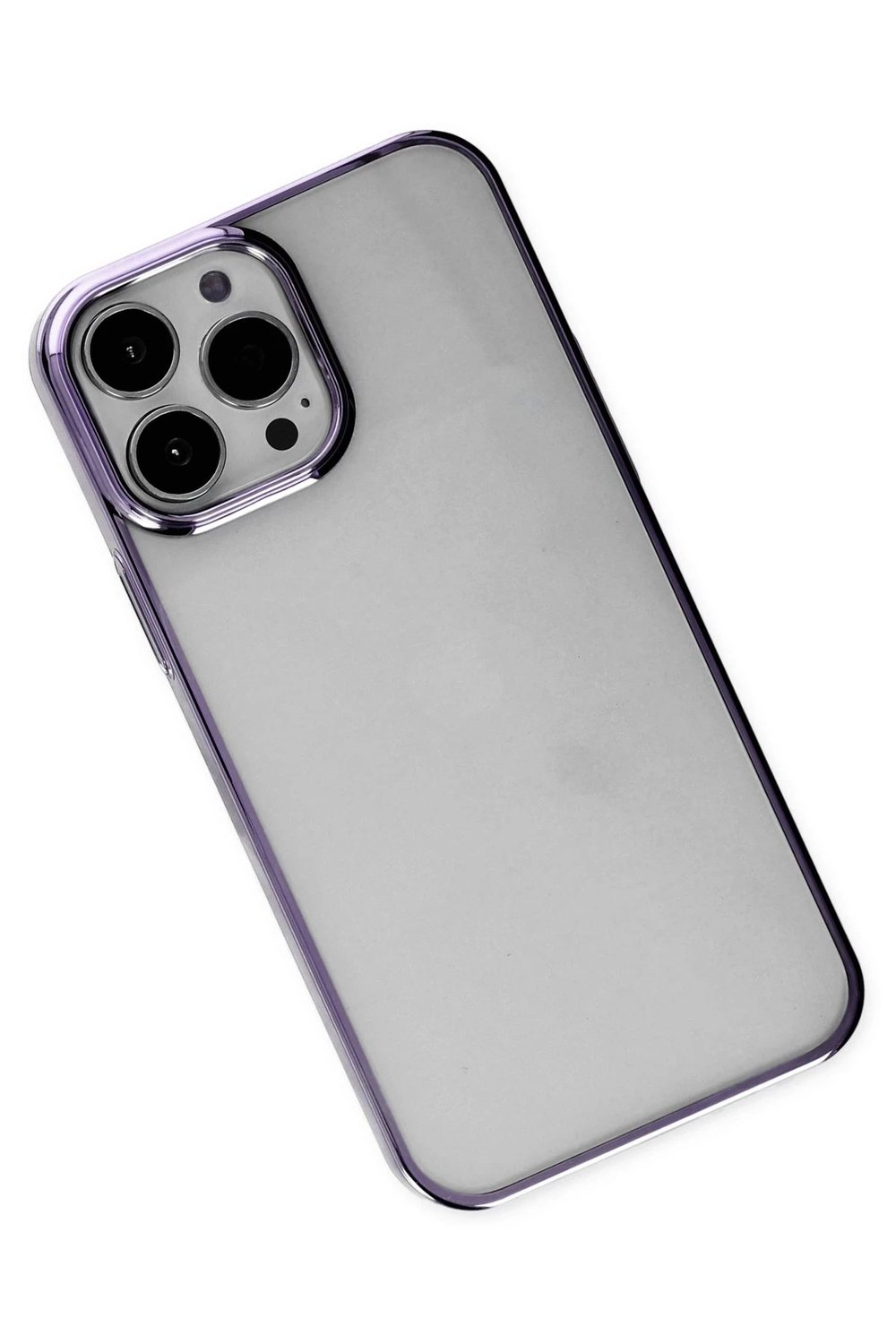 Mey İthalat®  iPhone 14 Pro Kılıf Element Silikon - Mor
