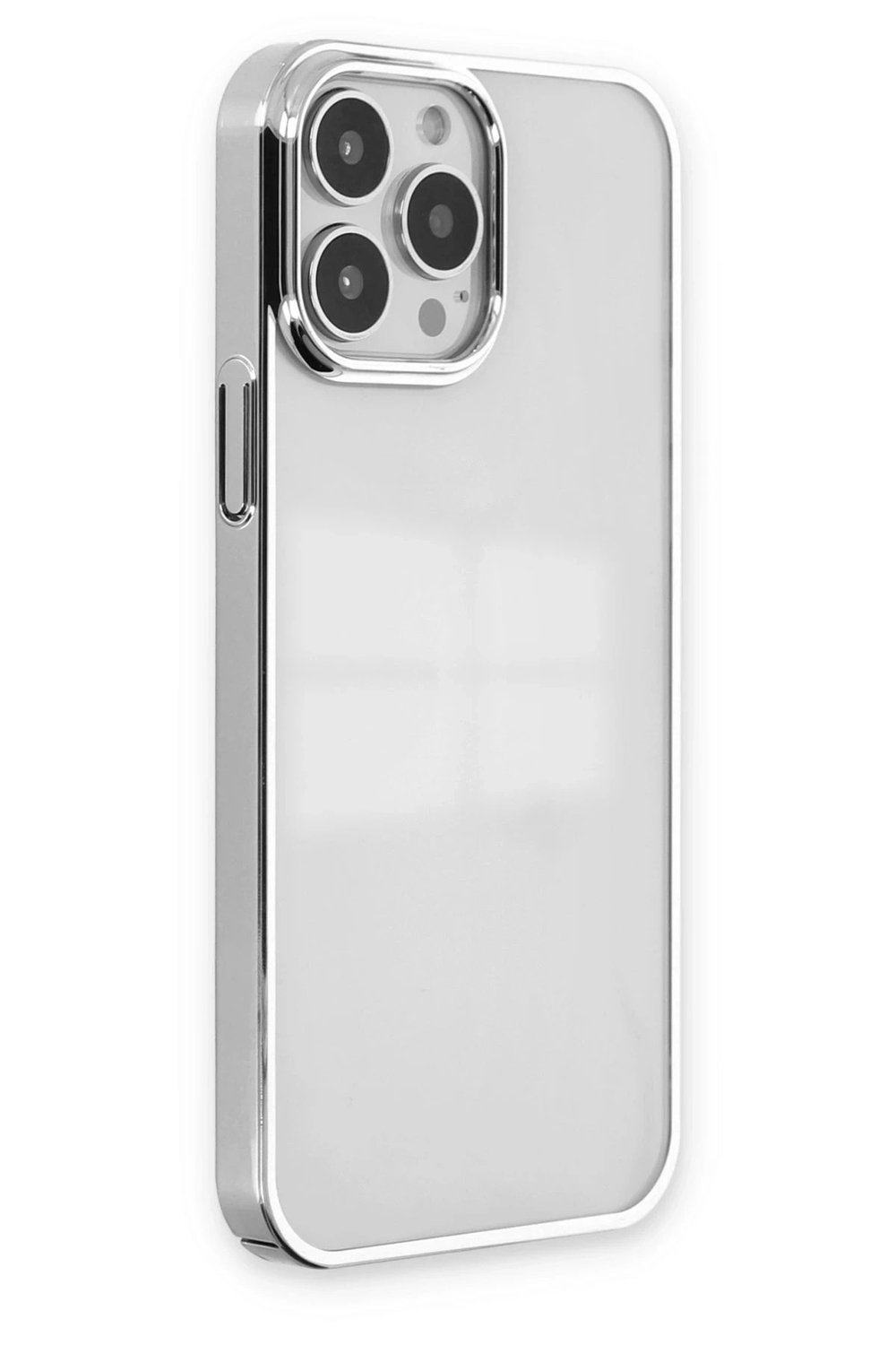Mey İthalat®  iPhone 14 Pro Kılıf Element Silikon - Gümüş