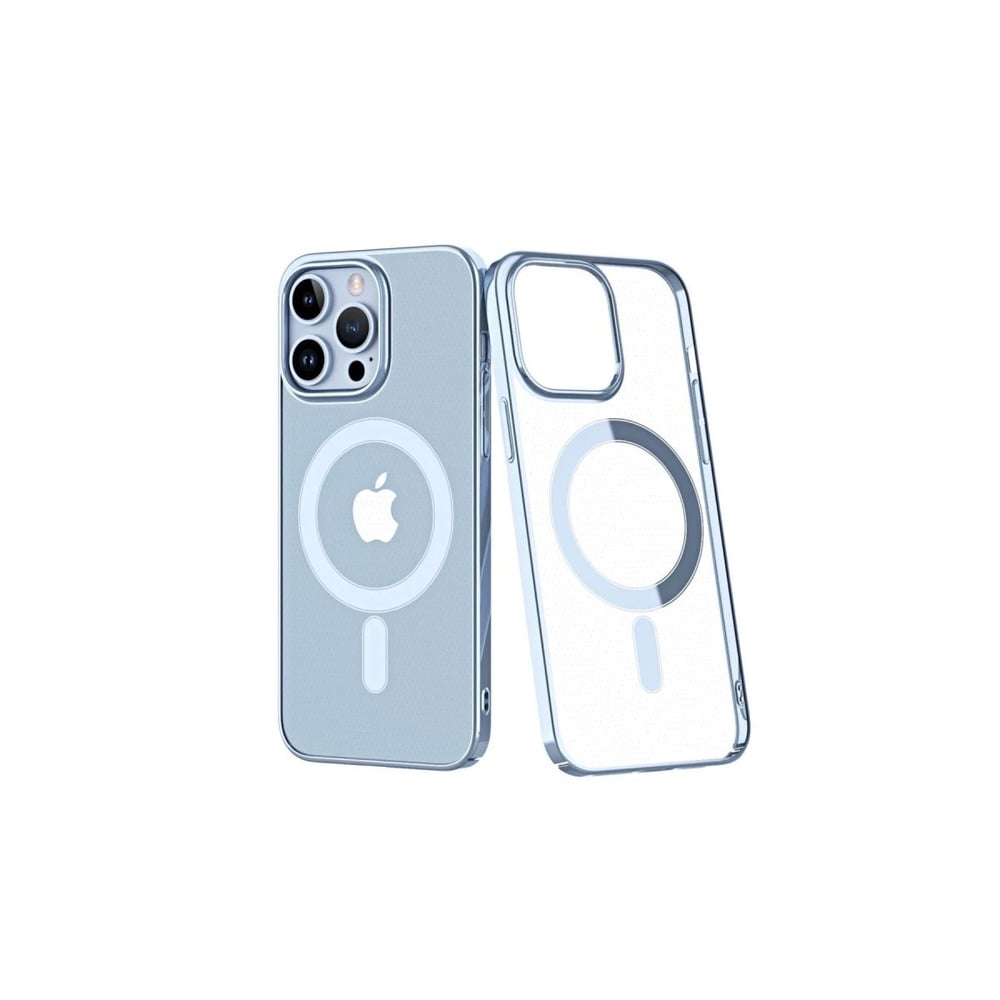 Mey İthalat®  iPhone 14 Pro Kılıf Element Magneticsafe Sert Kapak - Sierra Blue
