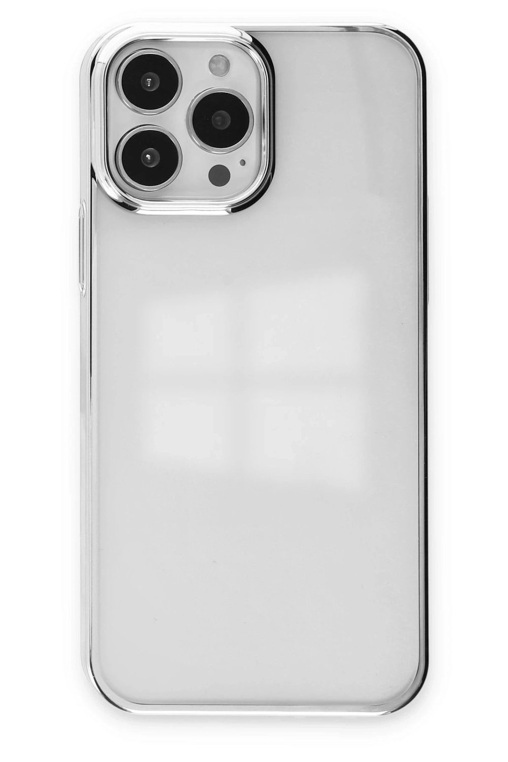 Mey İthalat®  iPhone 14 Pro Kılıf Element Silikon - Gümüş