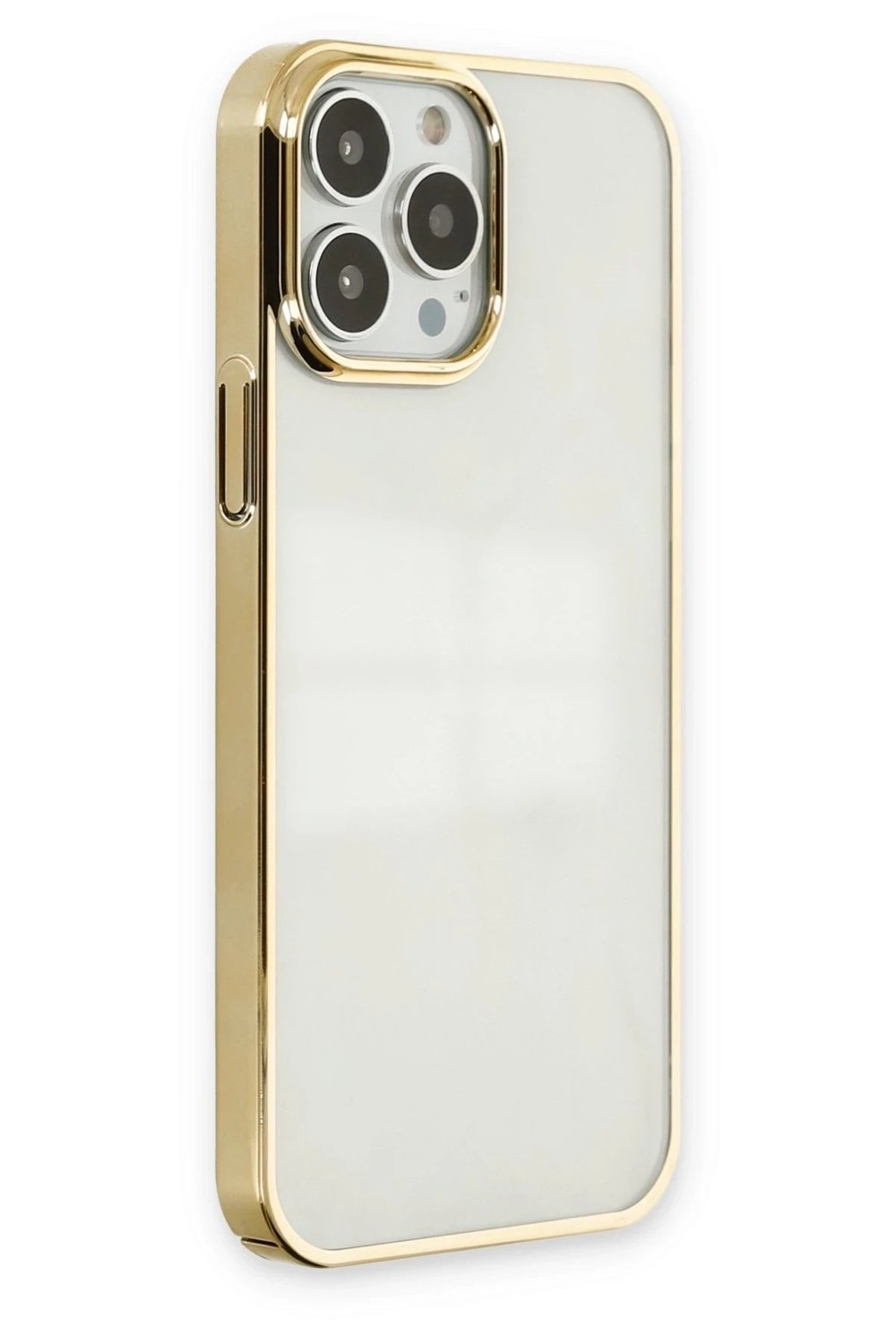 Mey İthalat®  iPhone 14 Pro Kılıf Element Silikon - Gold