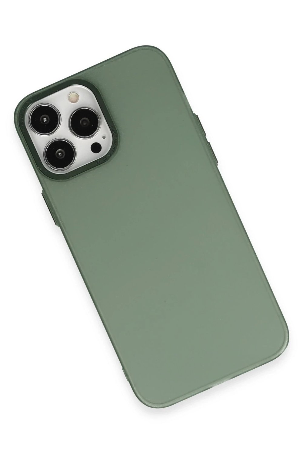 Mey İthalat®  iPhone 14 Pro Kılıf Modos Metal Kapak - Koyu Yeşil