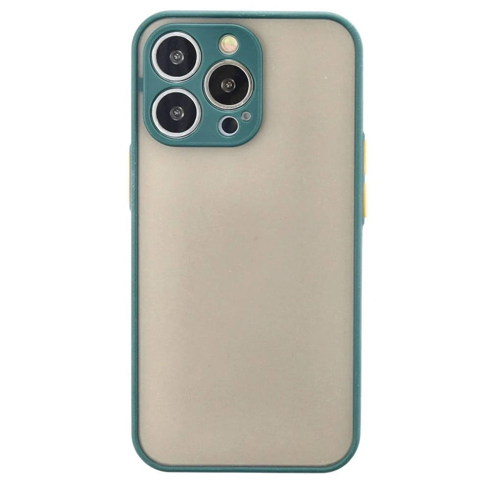 Mey İthalat®  iPhone 14 Pro Kılıf Montreal Silikon Kapak - Yeşil