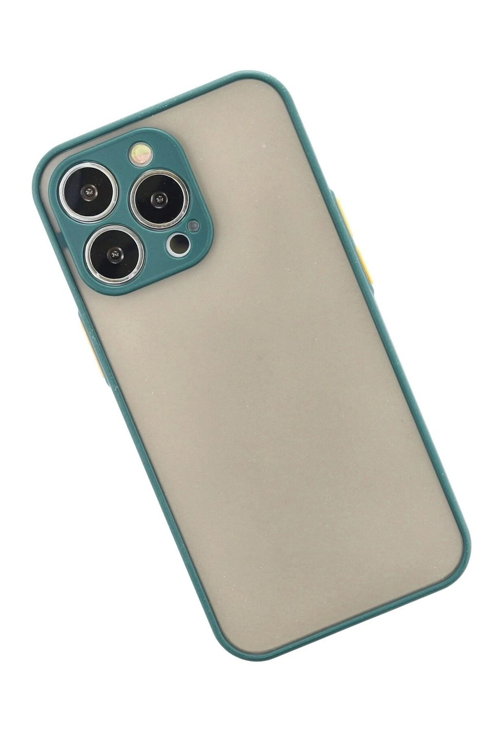 Mey İthalat®  iPhone 14 Pro Kılıf Montreal Silikon Kapak - Yeşil