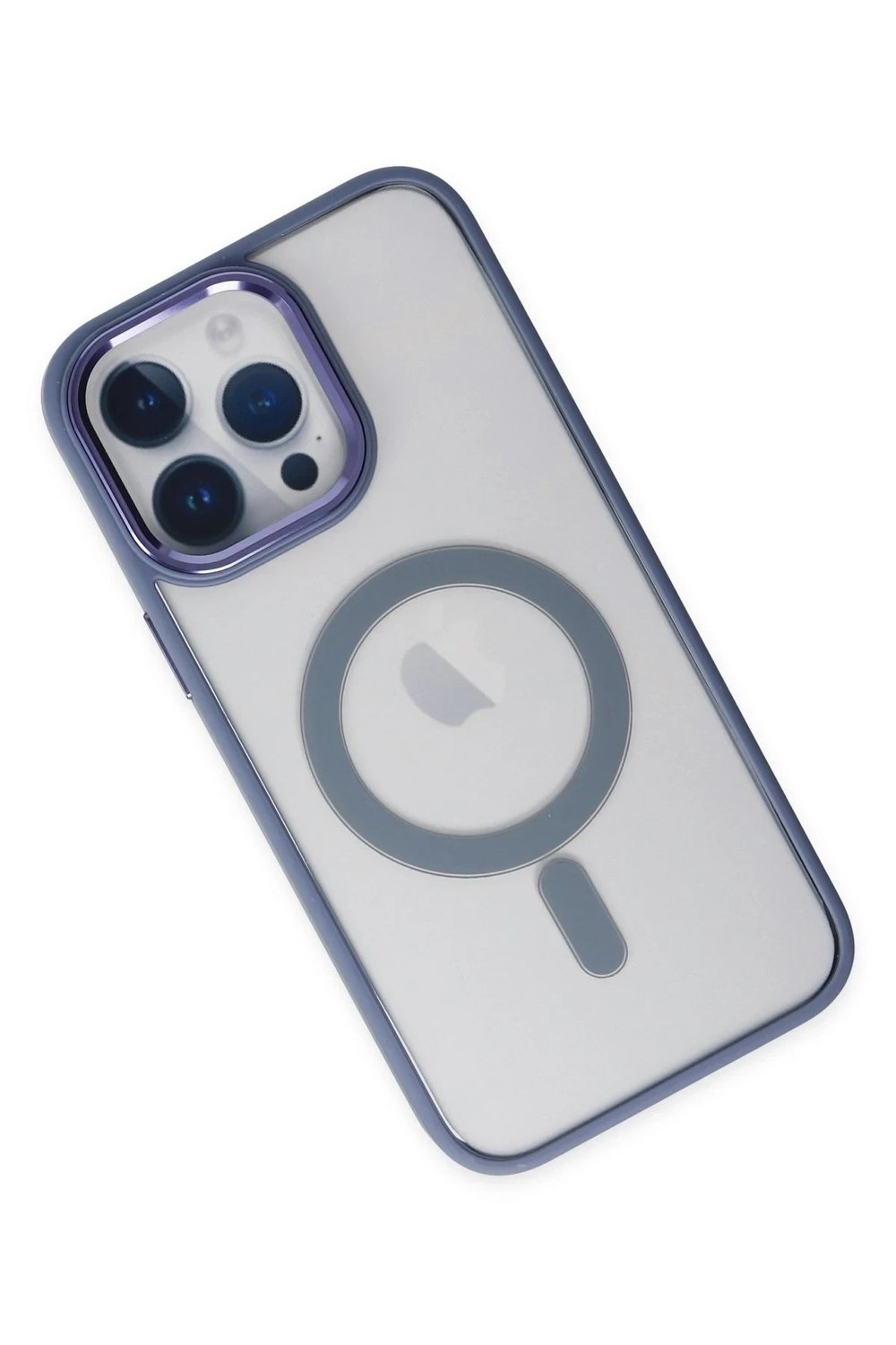 Mey İthalat®  iPhone 14 Pro Kılıf Room Magneticsafe Silikon - Sierra Blue