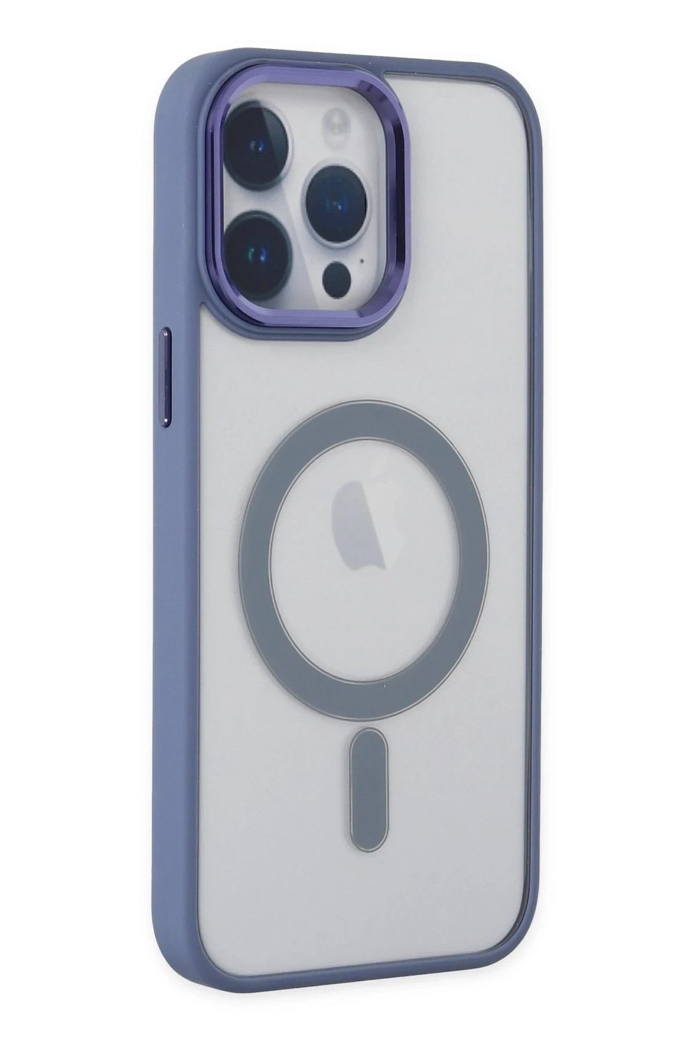 Mey İthalat®  iPhone 14 Pro Kılıf Room Magneticsafe Silikon - Sierra Blue