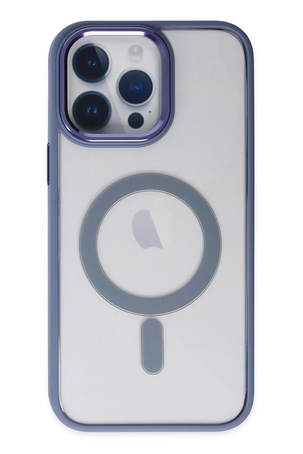Mey İthalat®  iPhone 14 Pro Kılıf Room Magneticsafe Silikon - Sierra Blue