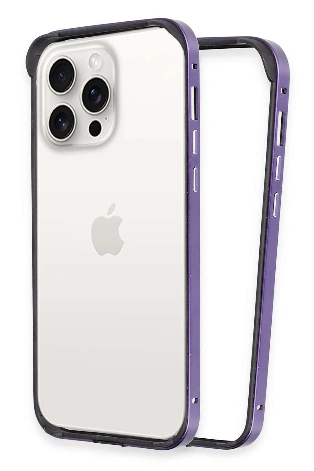 Mey İthalat®  iPhone 14 Pro Land Bumper Koruma Kapak - Derin Mor