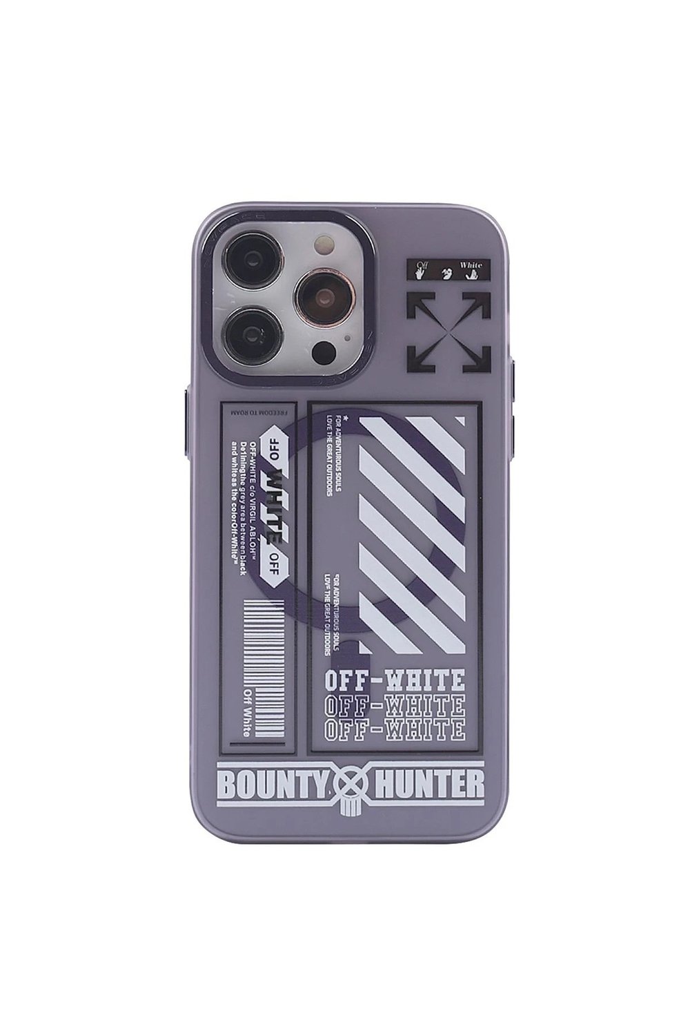 Mey İthalat®  iPhone 14 Pro Max Kılıf Apollo Magneticsafe Desenli Kapak - Apollo Mor - 1