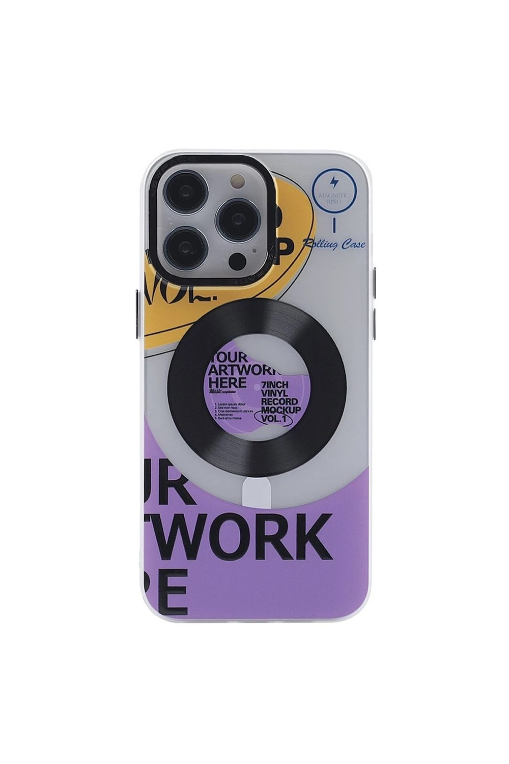 Mey İthalat®  iPhone 14 Pro Max Kılıf Apollo Magneticsafe Desenli Kapak - Apollo Şeffaf - 6