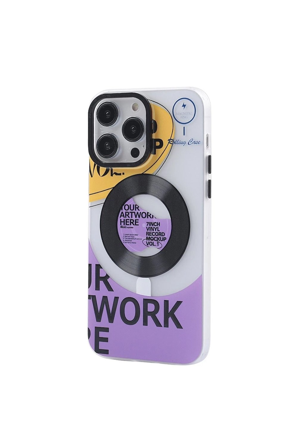 Mey İthalat®  iPhone 14 Pro Max Kılıf Apollo Magneticsafe Desenli Kapak - Apollo Şeffaf - 6