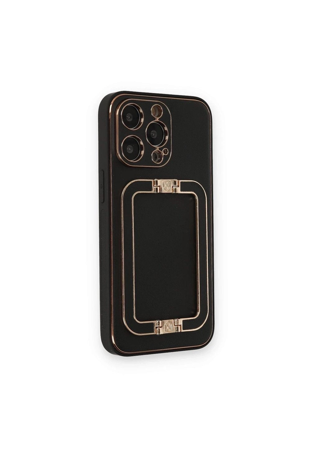 Mey İthalat®  iPhone 14 Pro Max Kılıf Coco Elit Kapak - Siyah