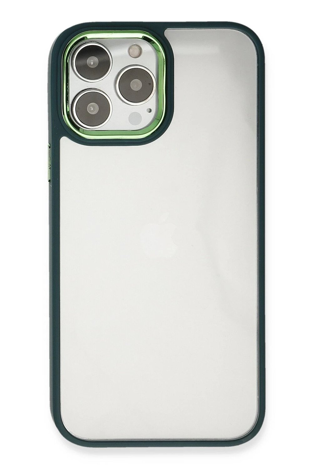 Mey İthalat®  iPhone 14 Pro Max Kılıf Dora Kapak - Haki Yeşil