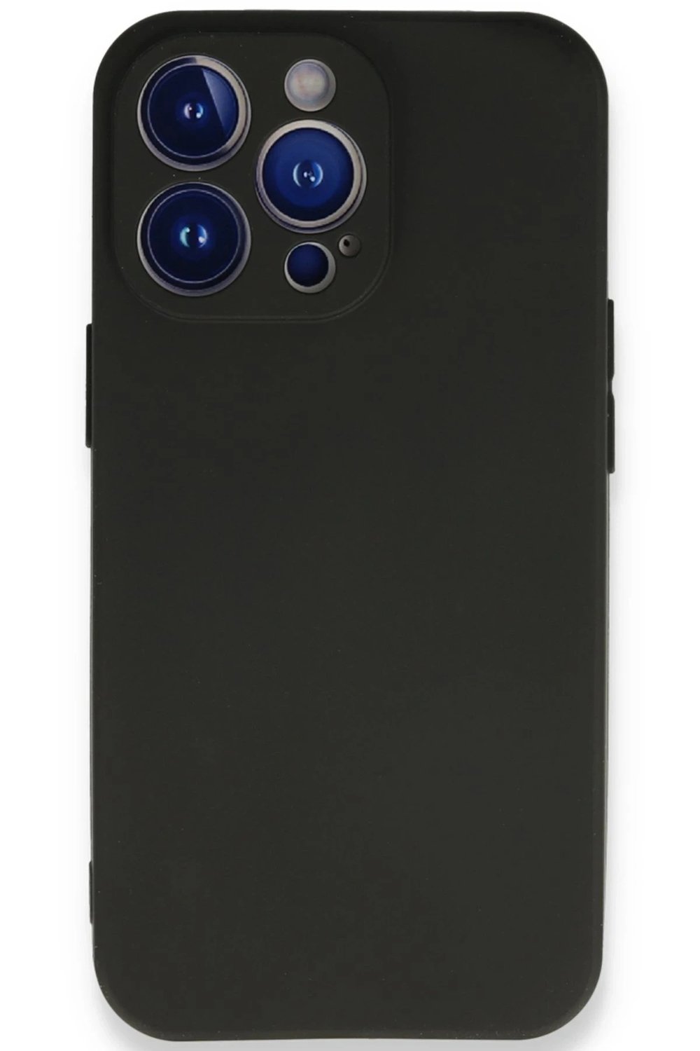 Mey İthalat®  iPhone 14 Pro Max Kılıf First Silikon - Siyah