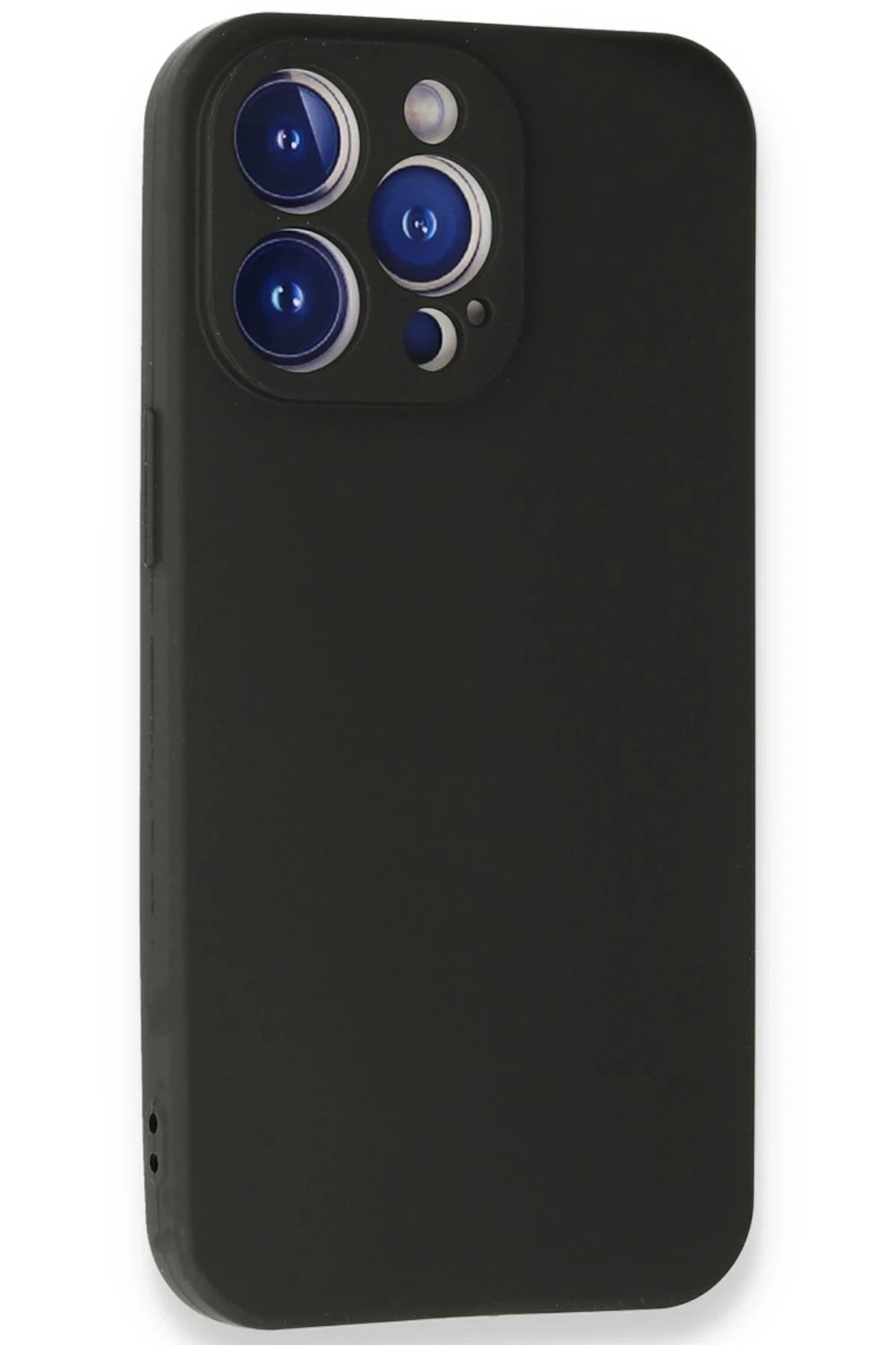 Mey İthalat®  iPhone 14 Pro Max Kılıf First Silikon - Siyah