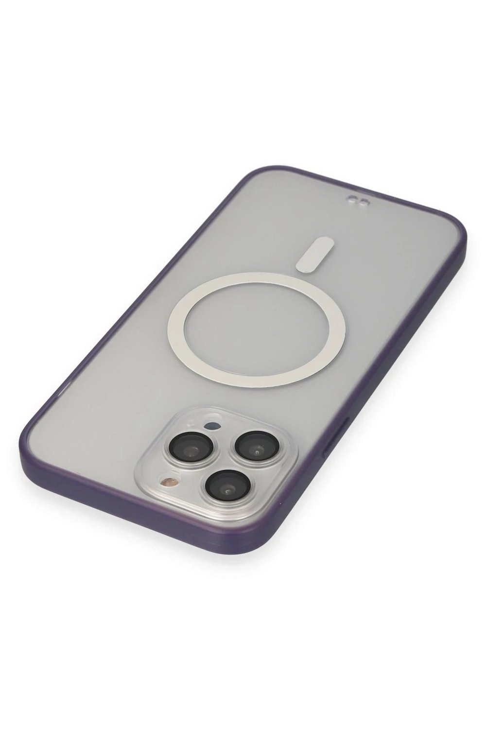Mey İthalat®  iPhone 14 Pro Max Kılıf Grand Magneticsafe Kapak - Mor