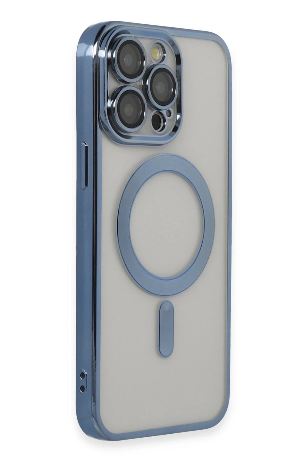 Mey İthalat®  iPhone 14 Pro Max Kılıf Kross Magneticsafe Kapak - Sierra Blue
