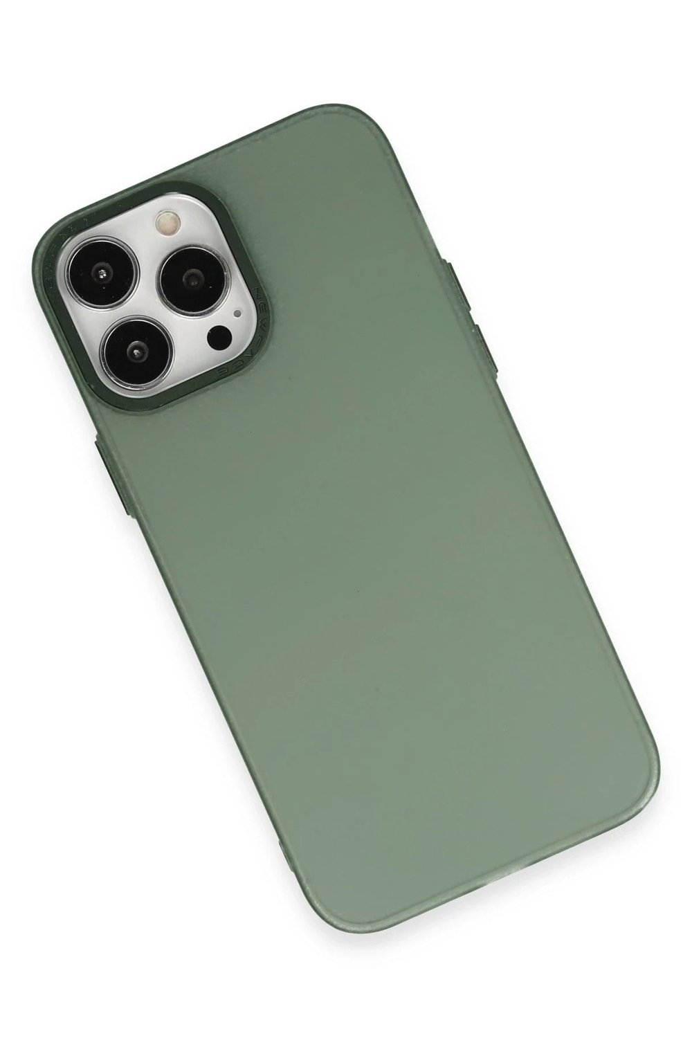 Mey İthalat®  iPhone 14 Pro Max Kılıf Modos Metal Kapak - Koyu Yeşil
