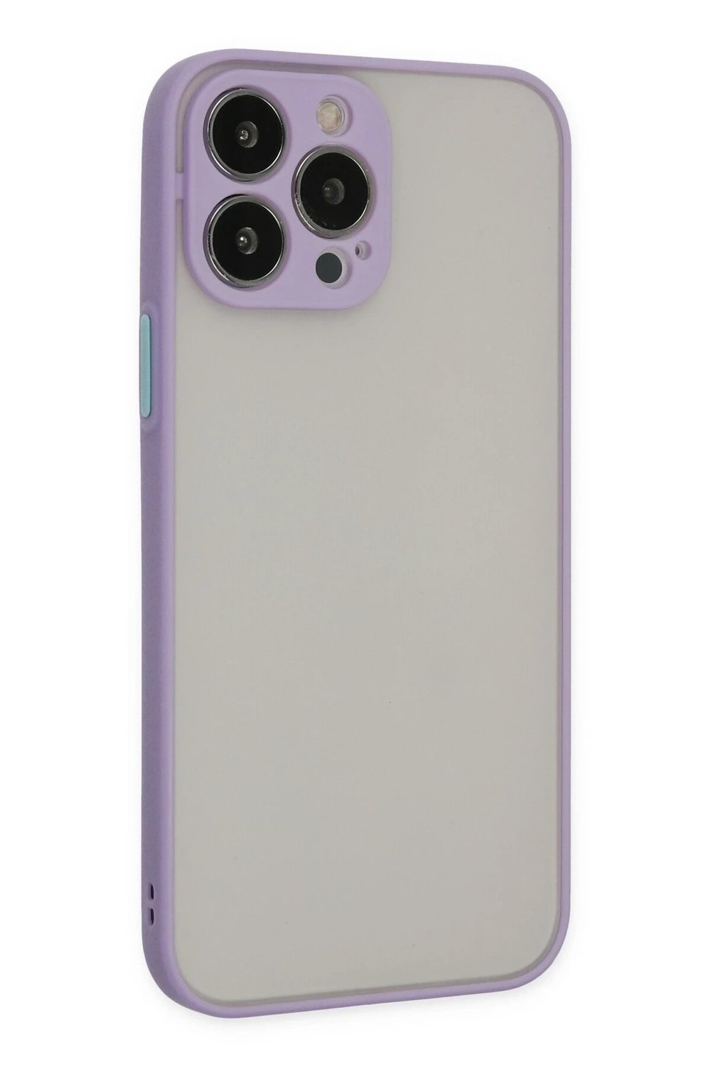 Mey İthalat®  iPhone 14 Pro Max Kılıf Montreal Silikon Kapak - Mor