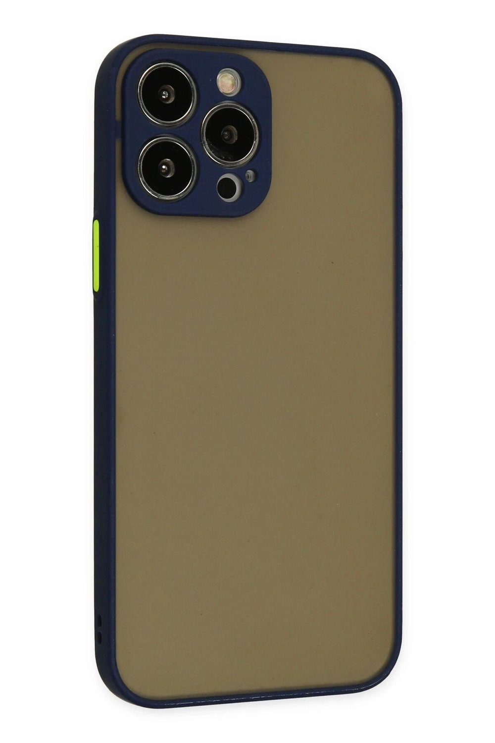 Mey İthalat®  iPhone 14 Pro Max Kılıf Montreal Silikon Kapak - Lacivert