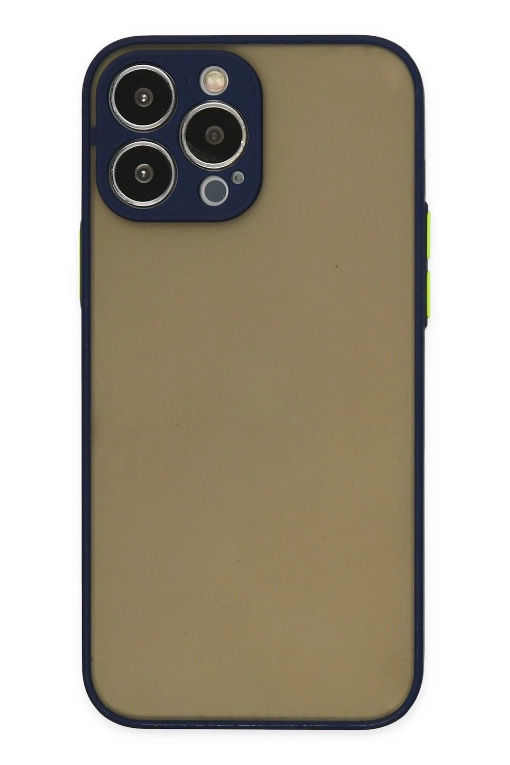 Mey İthalat®  iPhone 14 Pro Max Kılıf Montreal Silikon Kapak - Lacivert