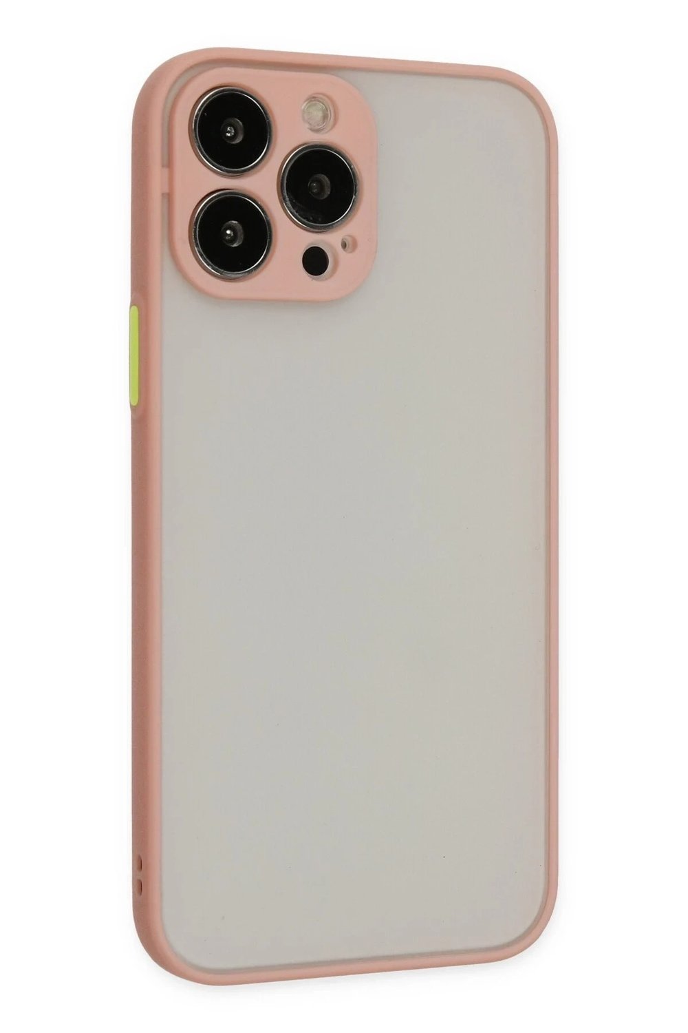 Mey İthalat®  iPhone 14 Pro Max Kılıf Montreal Silikon Kapak - Pembe