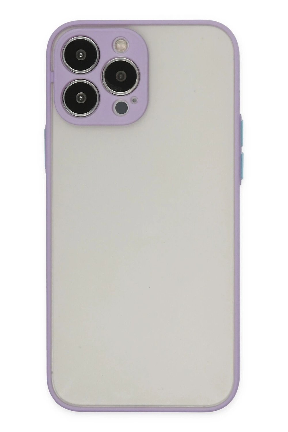 Mey İthalat®  iPhone 14 Pro Max Kılıf Montreal Silikon Kapak - Mor