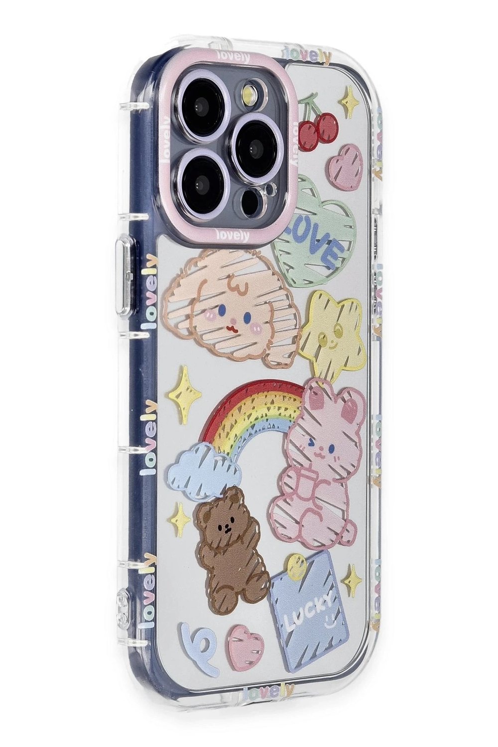 Mey İthalat®  iPhone 14 Pro Max Kılıf Reflexion Desenli Kapak - Desen 4
