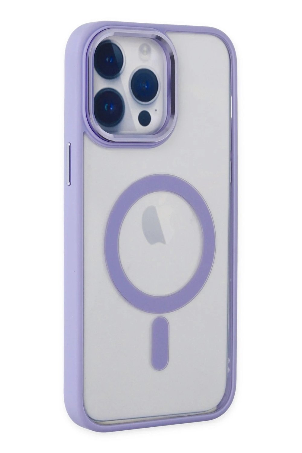 Mey İthalat®  iPhone 14 Pro Max Kılıf Room Magneticsafe Silikon - Lila