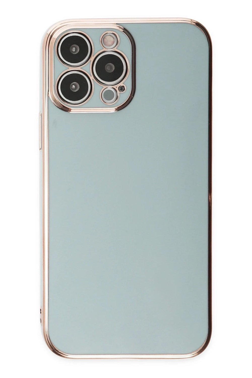Mey İthalat®  iPhone 14 Pro Max Kılıf Volet Silikon - Açık Yeşil