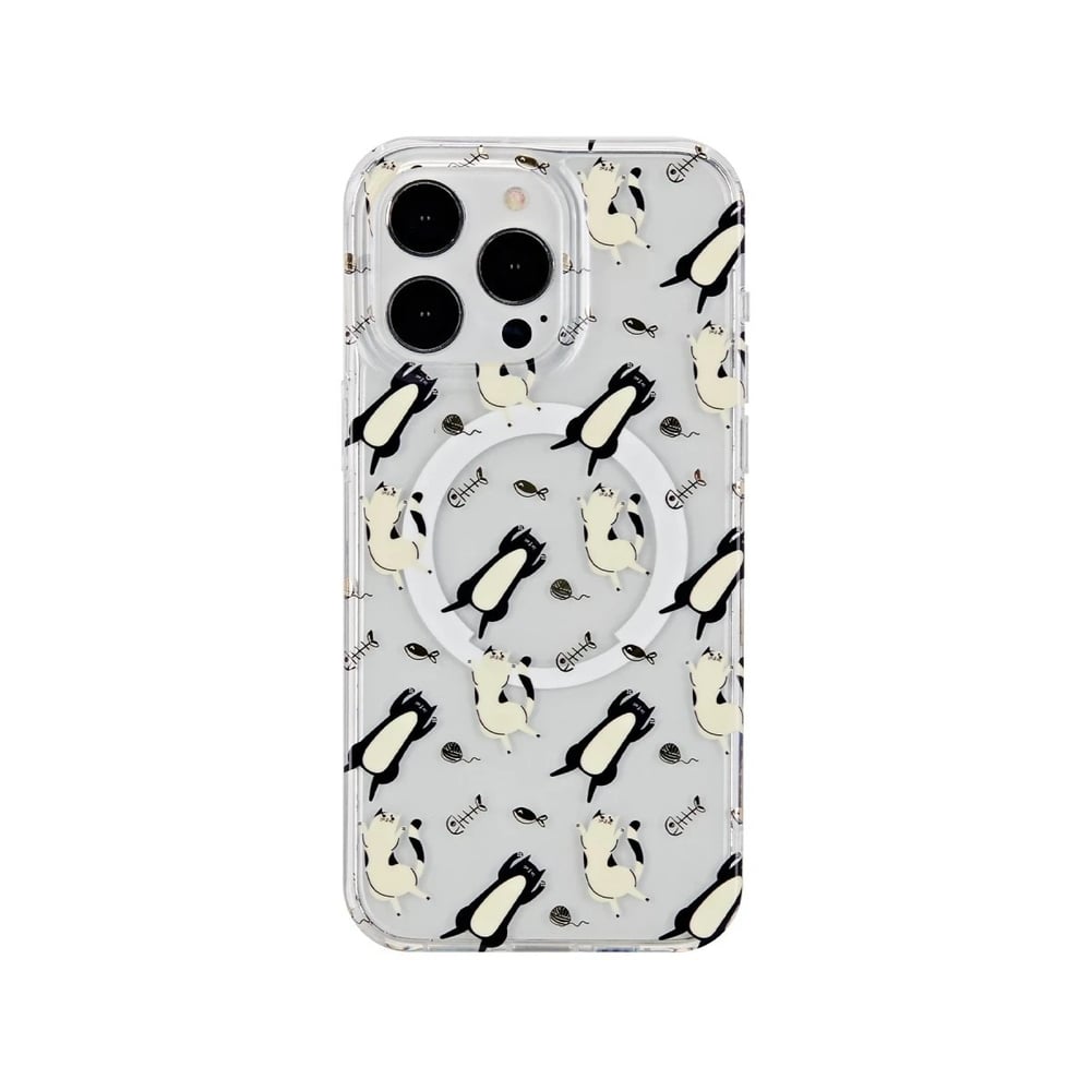 Mey İthalat®  iPhone 14 Pro Tanya Magsafe Kapak - Desen 4