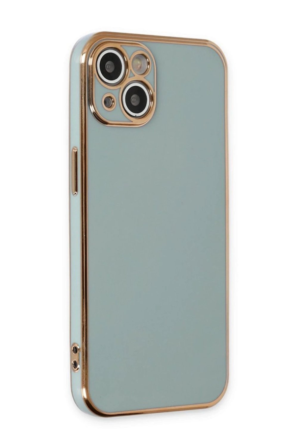 Mey İthalat®  iPhone 15 Kılıf Volet Silikon - Açık Yeşil