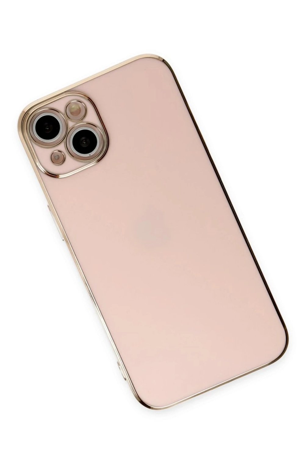 Mey İthalat®  iPhone 15 Kılıf Volet Silikon - Pembe