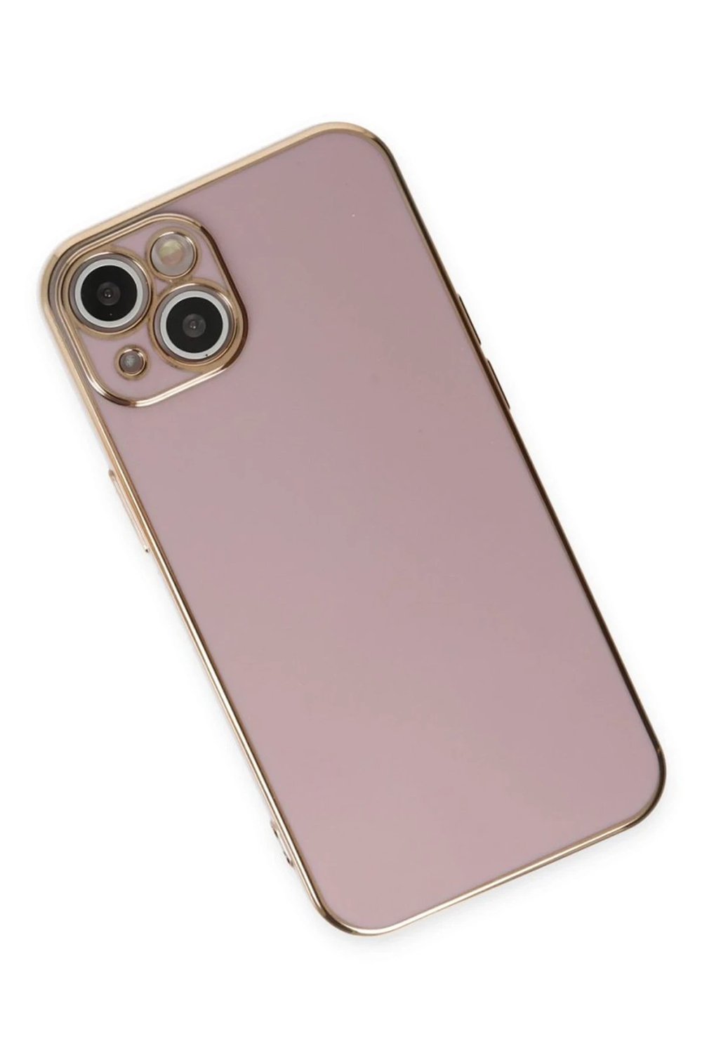 Mey İthalat®  iPhone 15 Kılıf Volet Silikon - Mor