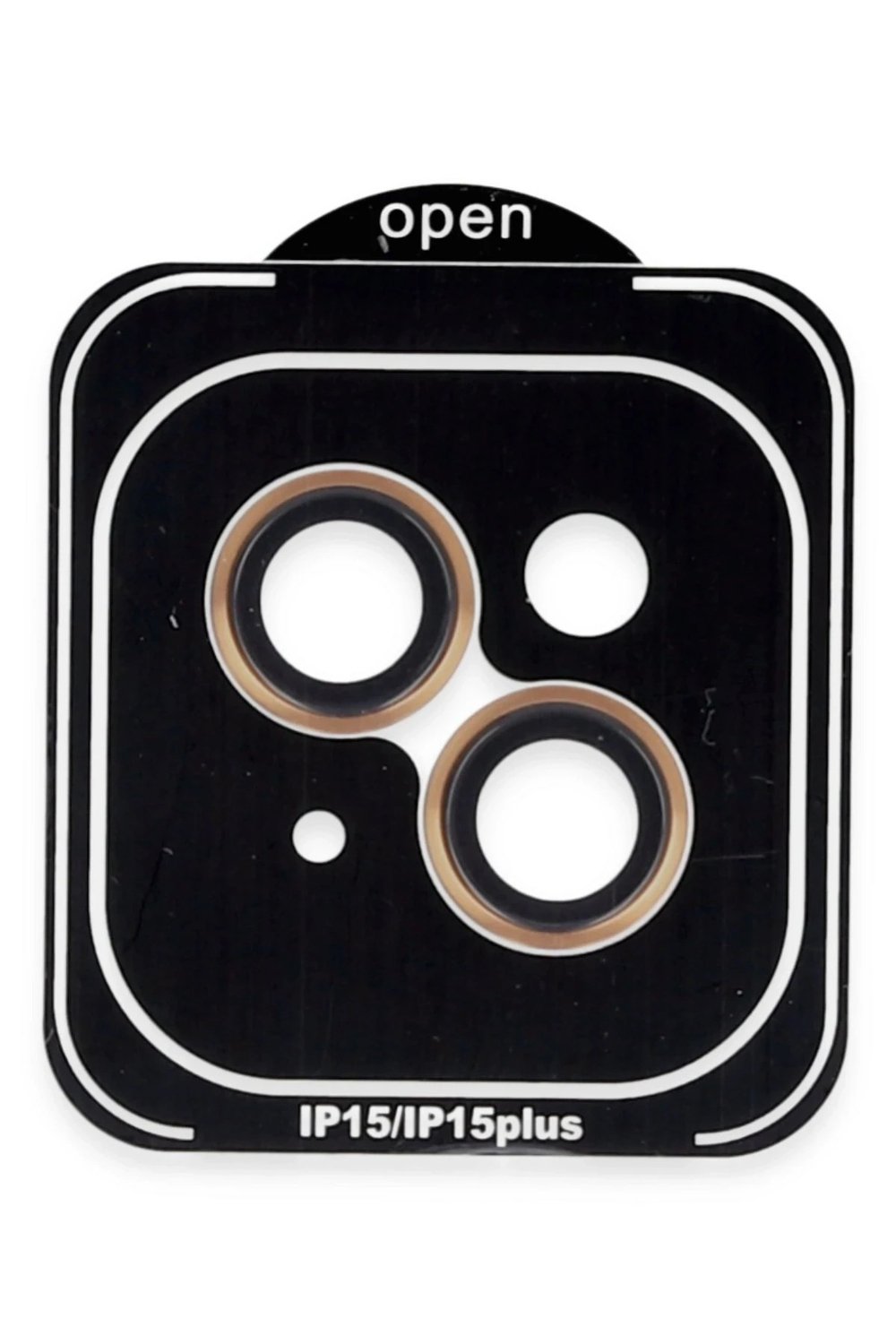 Mey İthalat®  iPhone 15 PVD Metal Kamera Lens - Turuncu