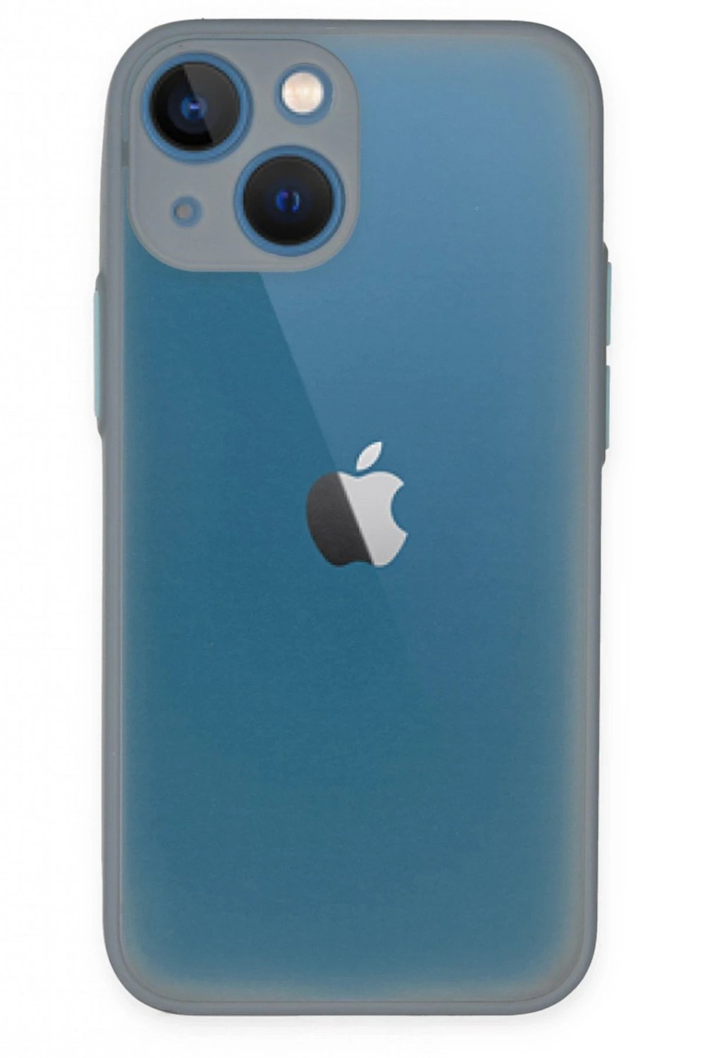 Mey İthalat®  iPhone 15 Plus Kılıf Montreal Silikon Kapak - Gri