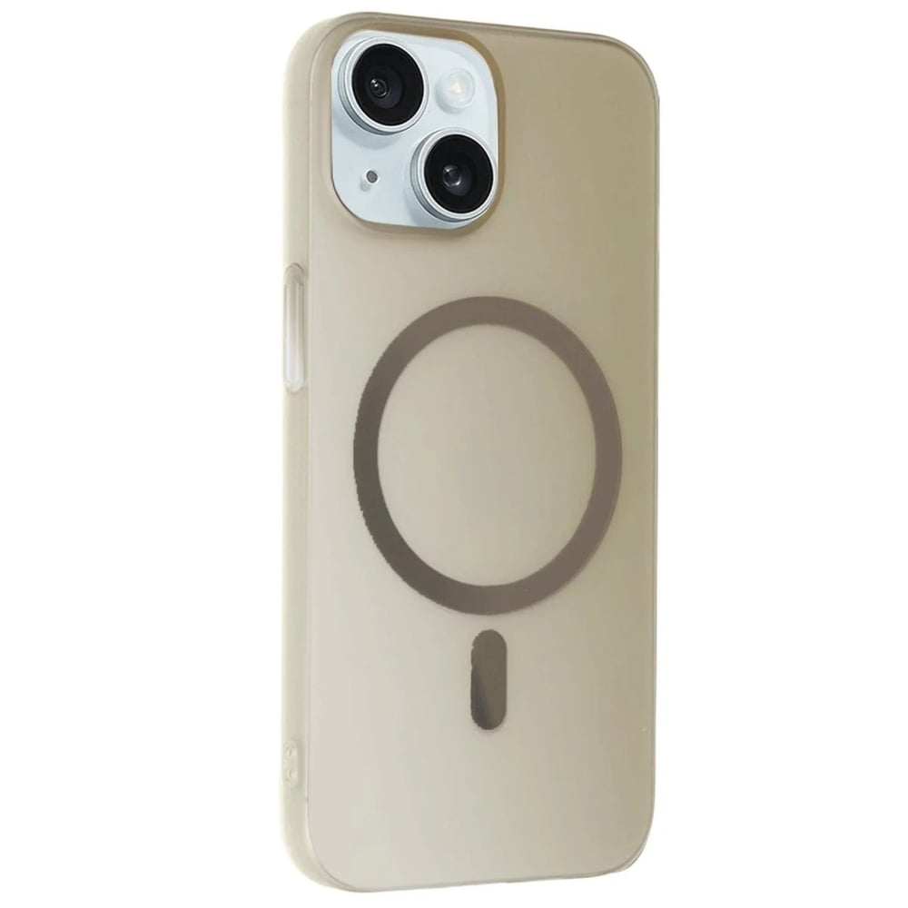 Mey İthalat®  iPhone 15 Plus Tuna PC Slim Magsafe Kapak - Titan Gri