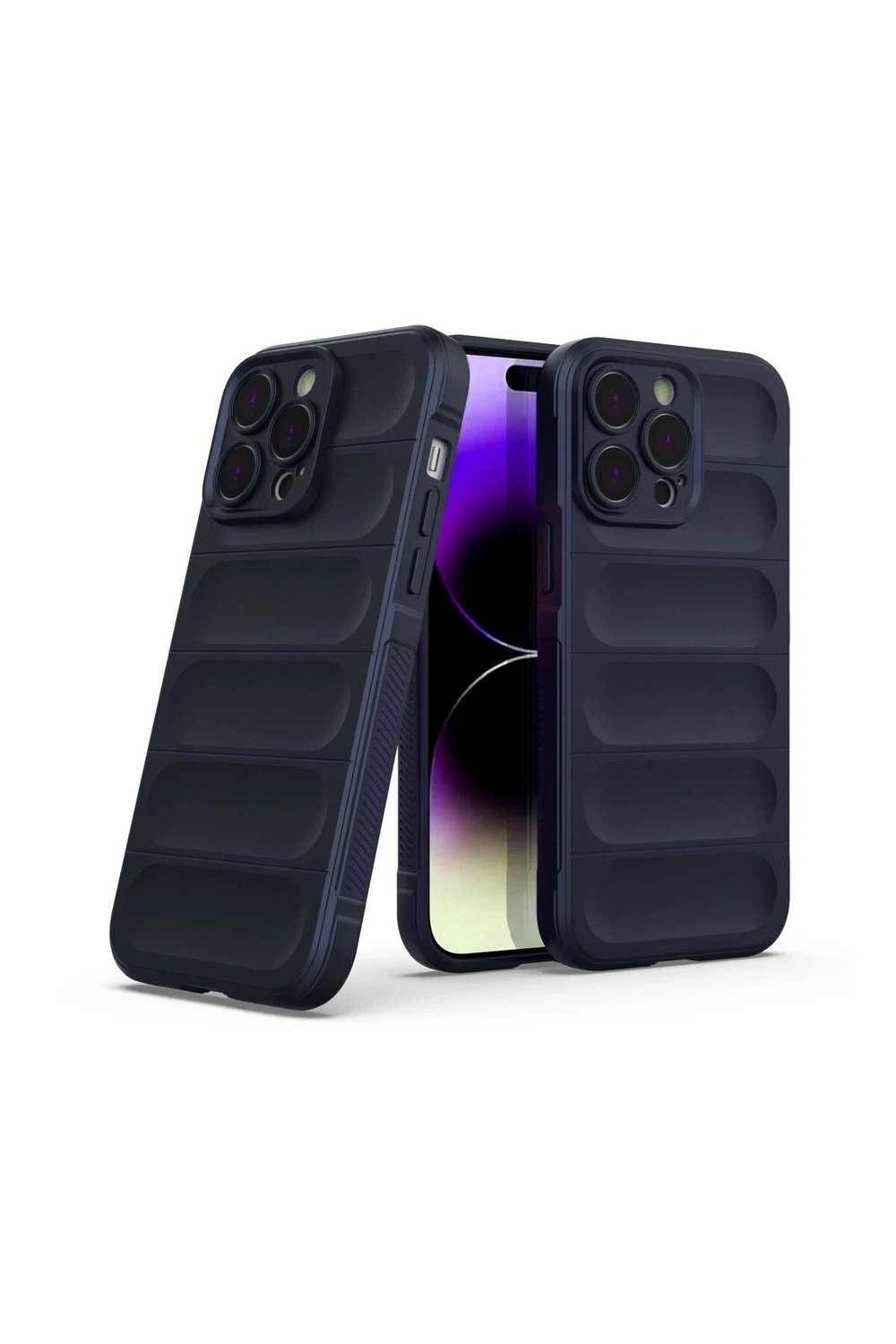 Mey İthalat®  iPhone 15 Pro Kılıf Optimum Silikon - Lacivert