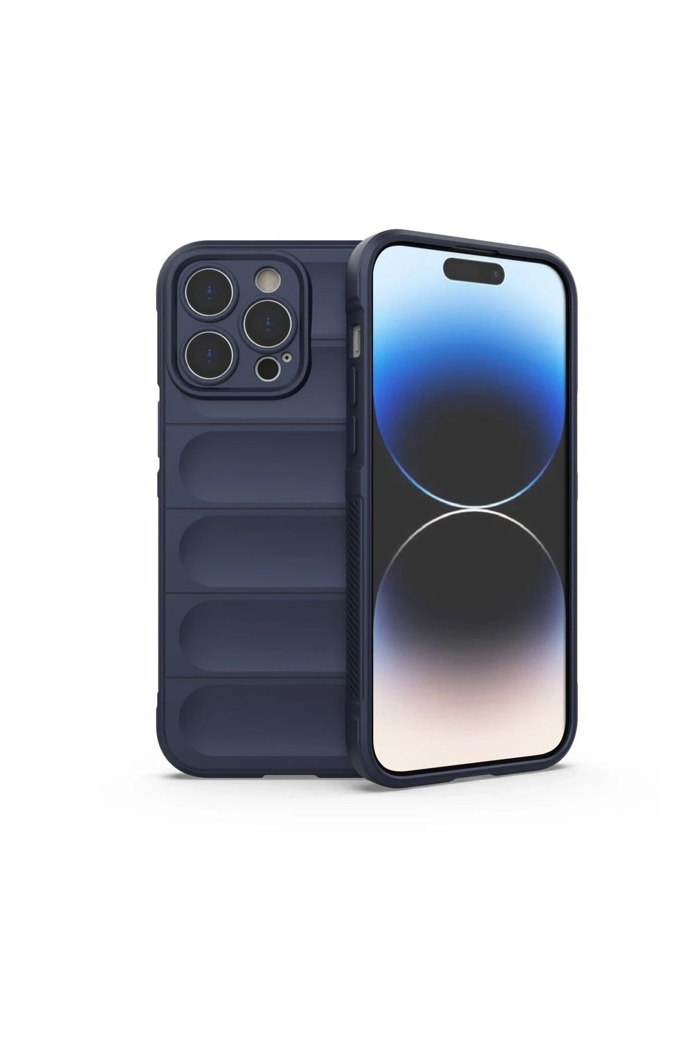 Mey İthalat®  iPhone 15 Pro Kılıf Optimum Silikon - Lacivert