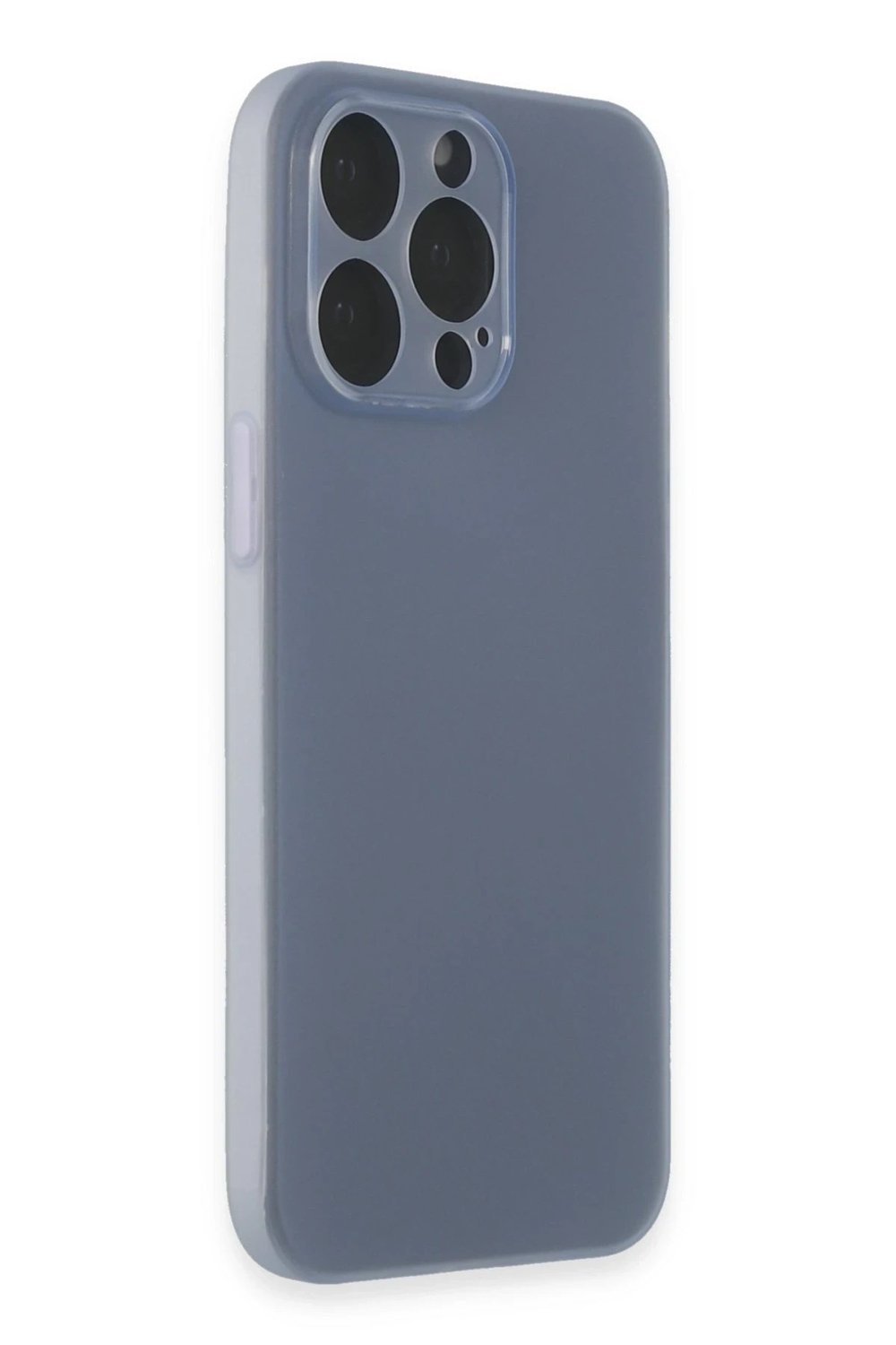 Mey İthalat®  iPhone 15 Pro Kılıf Puma Silikon - Mavi