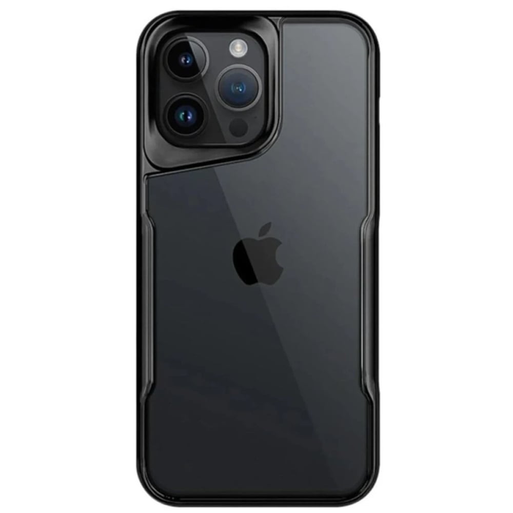 Mey İthalat®  iPhone 15 Pro Max Kılıf Boyi Silikon Kapak - Siyah