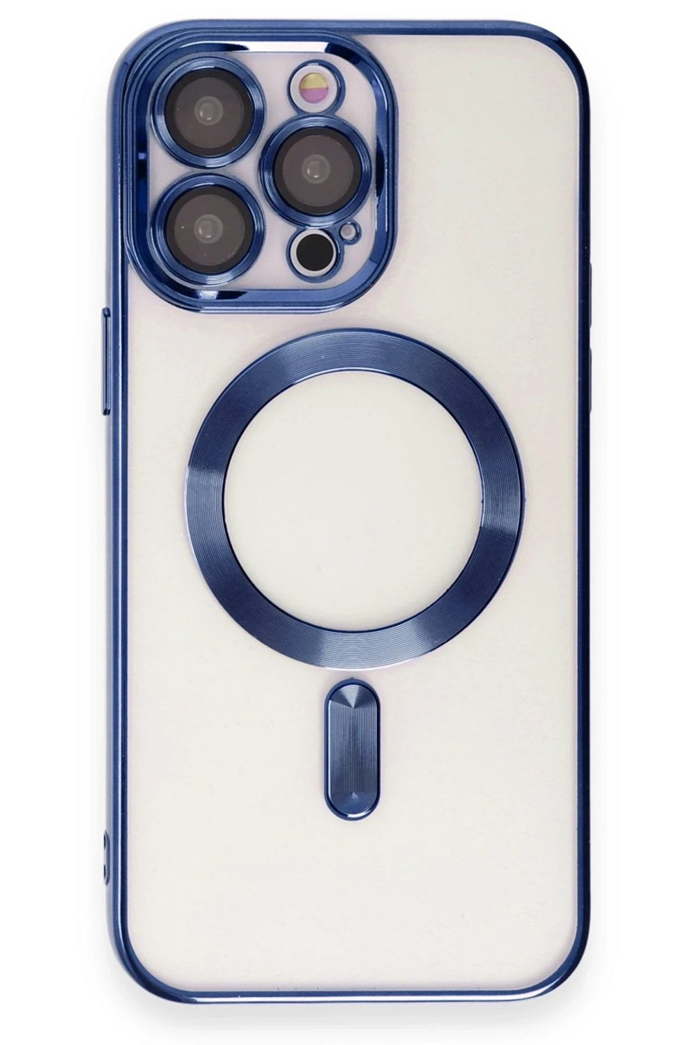 Mey İthalat®  iPhone 15 Pro Max Kılıf Kross Magneticsafe Kapak - Lacivert