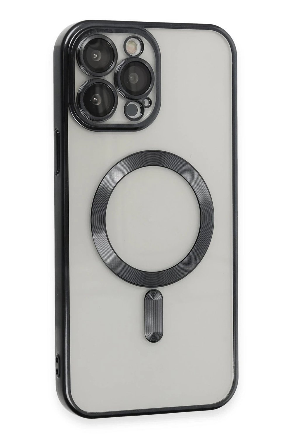 Mey İthalat®  iPhone 15 Pro Max Kılıf Kross Magneticsafe Kapak - Siyah