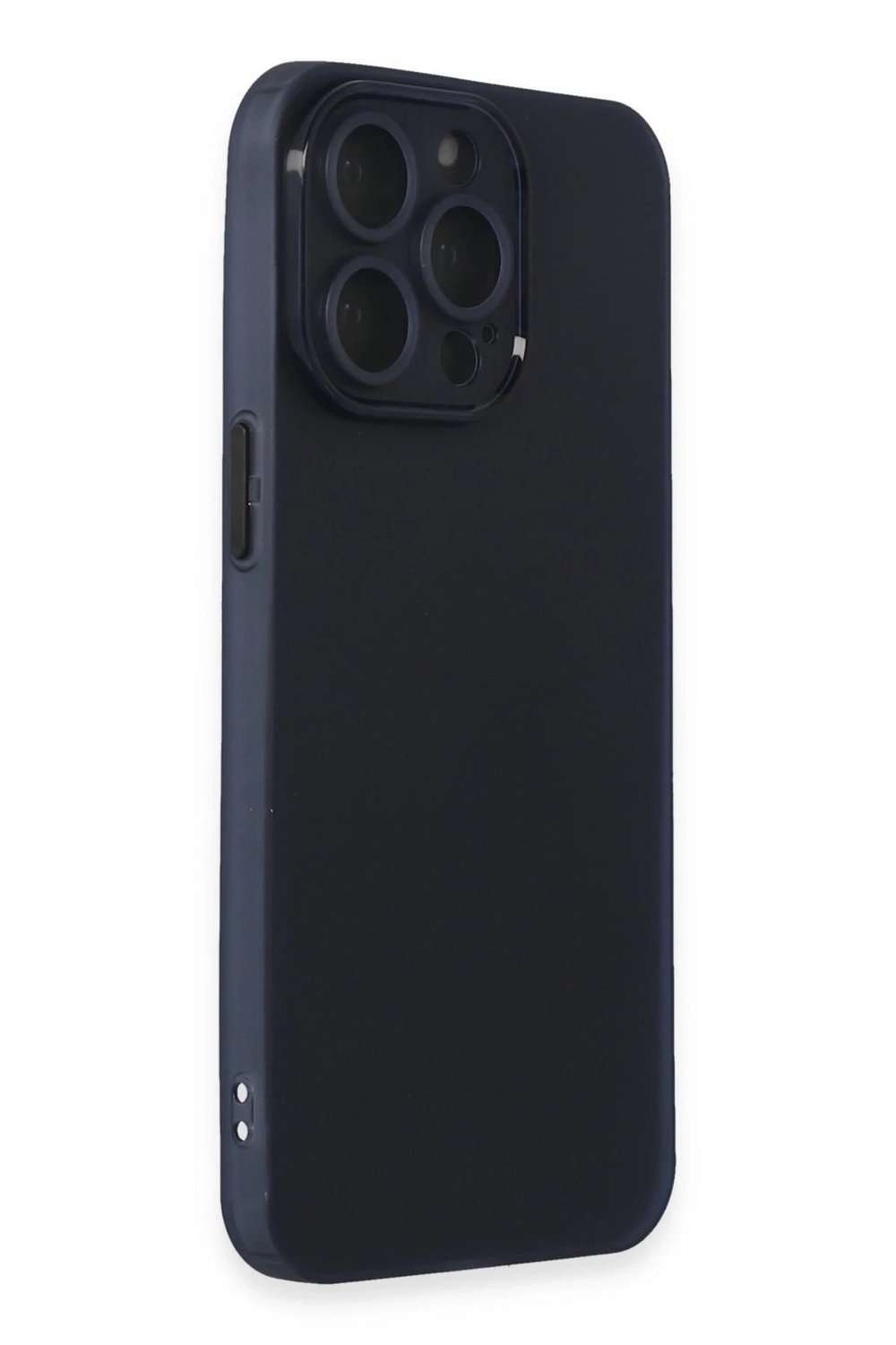 Mey İthalat®  iPhone 15 Pro Max Kılıf Puma Silikon - Lacivert