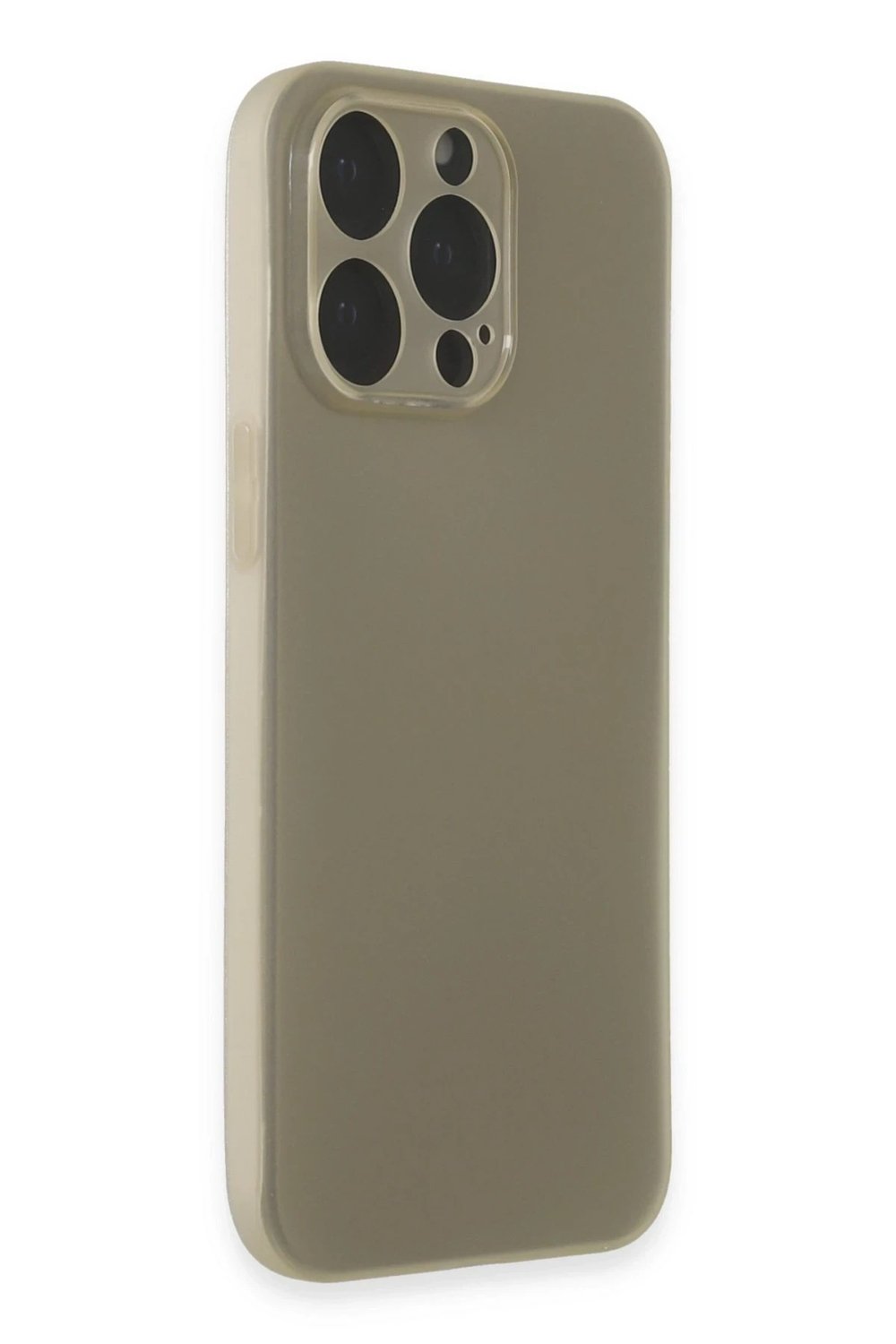 Mey İthalat®  iPhone 15 Pro Max Kılıf Puma Silikon - Gold
