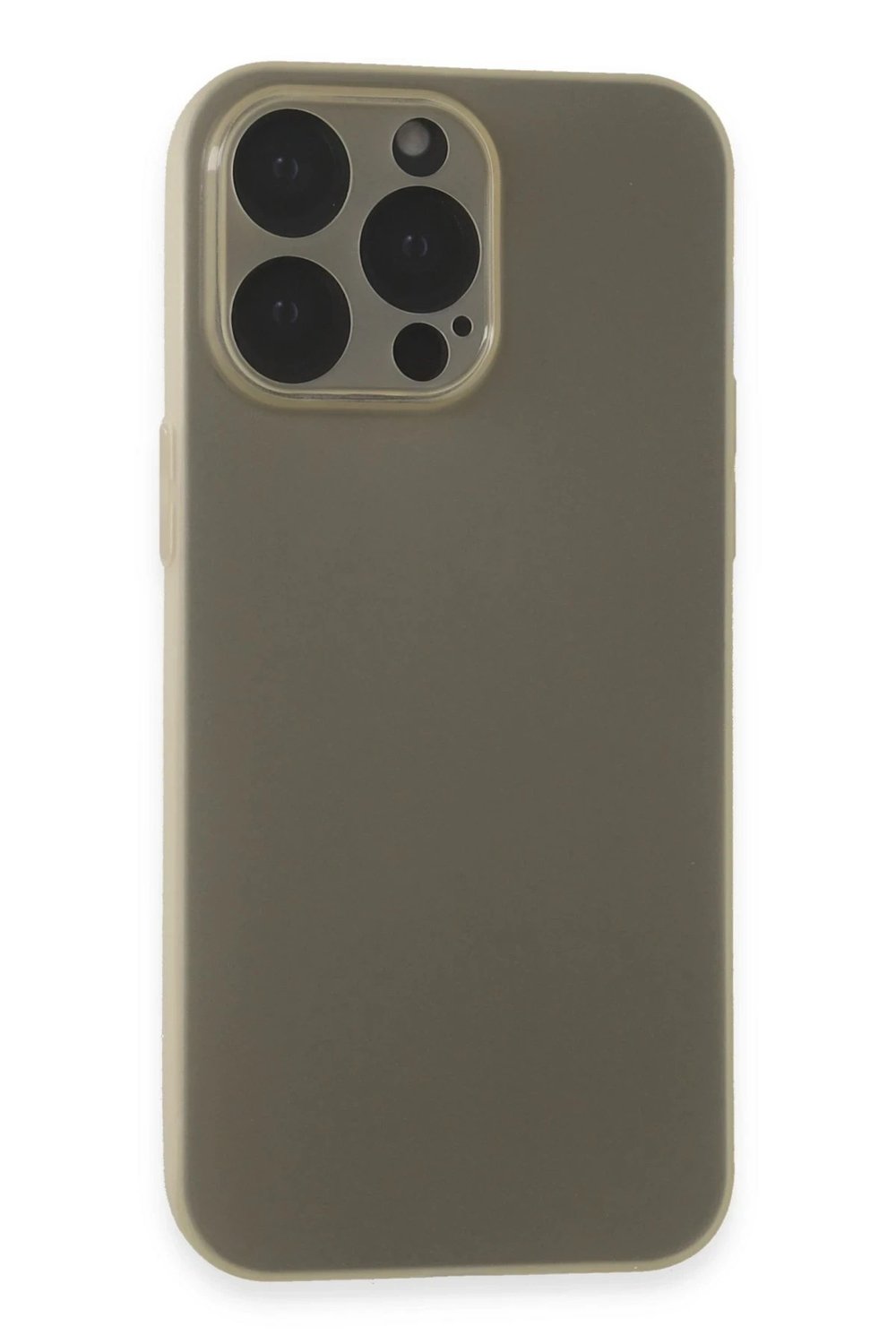 Mey İthalat®  iPhone 15 Pro Max Kılıf Puma Silikon - Gold