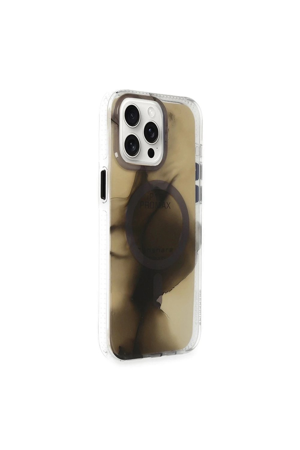 Mey İthalat®  iPhone 15 Pro Max Phantom Magsafe Kapak - Siyah