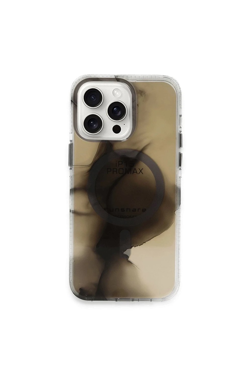 Mey İthalat®  iPhone 15 Pro Max Phantom Magsafe Kapak - Siyah