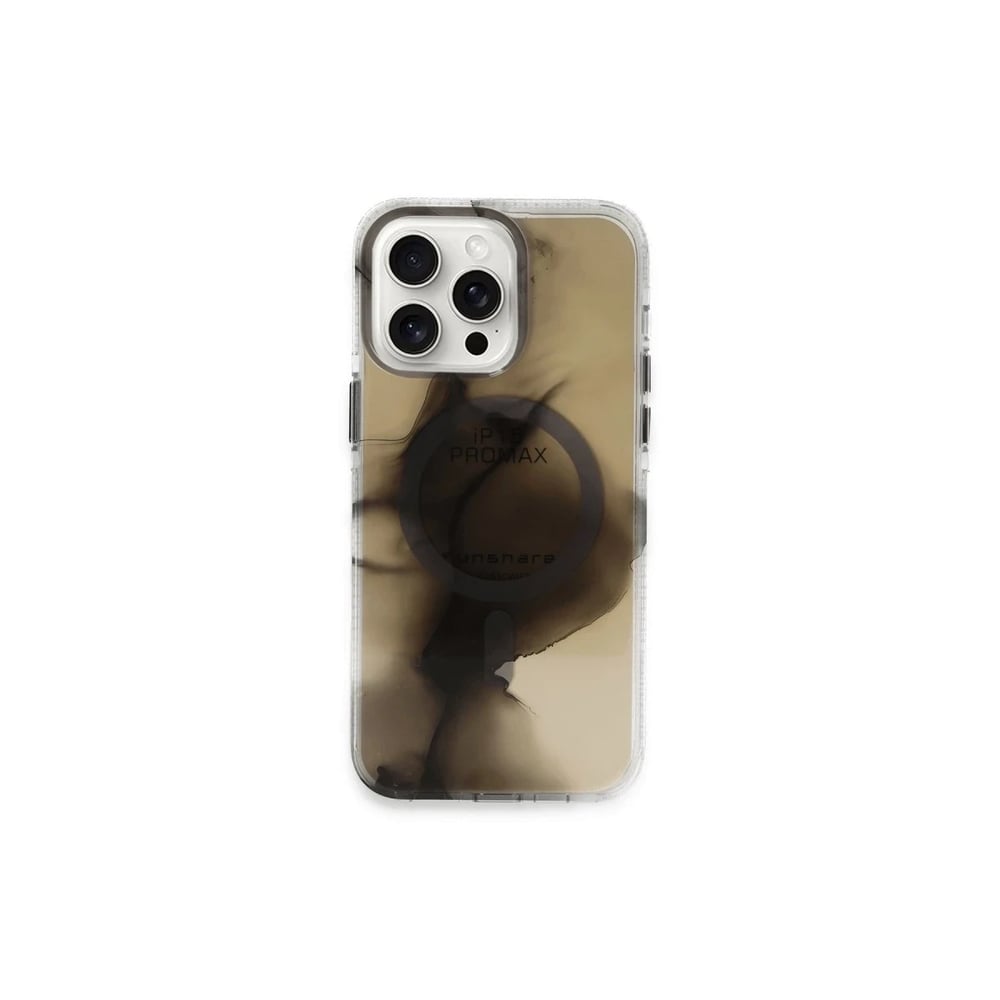 Mey İthalat®  iPhone 15 Pro Max Phantom Magsafe Kapak - Siyah