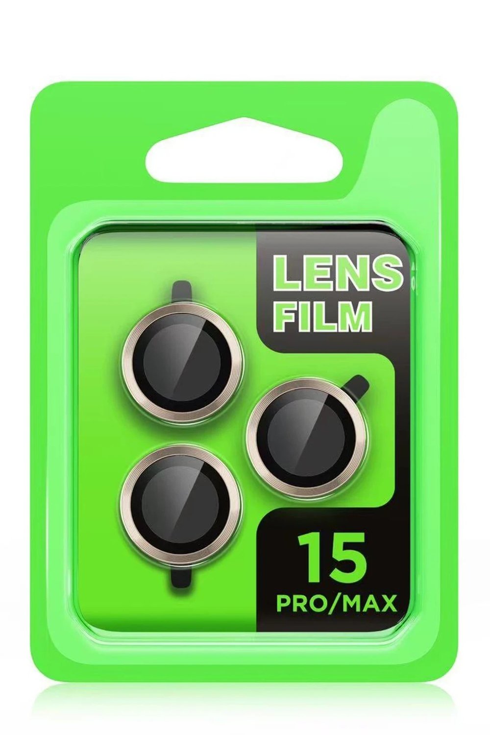 Mey İthalat®  iPhone 15 Pro Max Raze Metal Kamera Lens - Lacivert